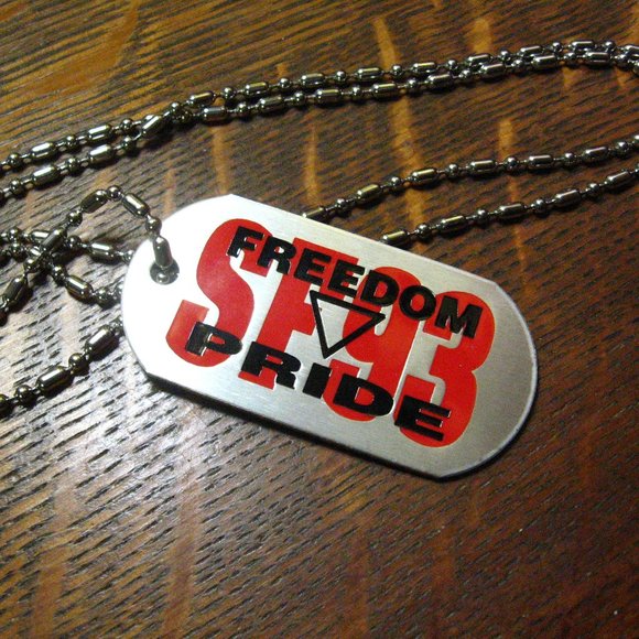 🌈 San Francisco 1993 Gay Pride Dog Tag - Picture 2 of 4